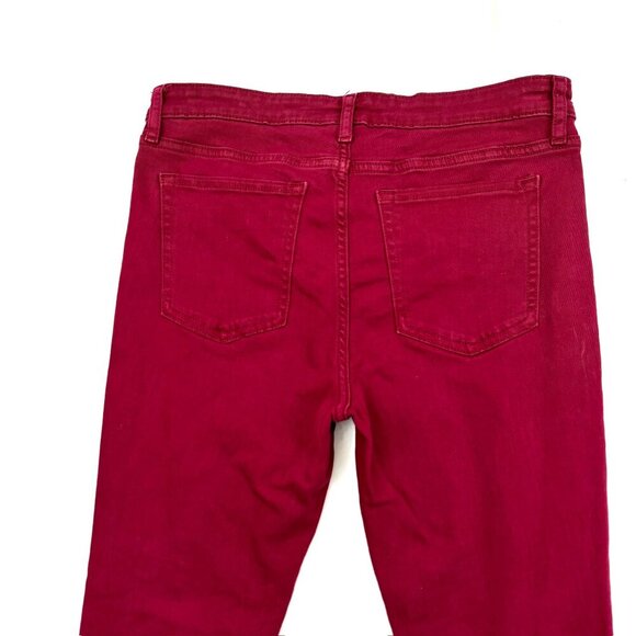 Gap Legging Women's size 8 Dark Wash Red Denim Jeans - Picture 4 of 4